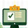 Illustration of online enrollment